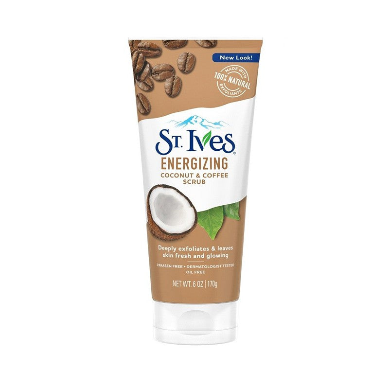 STIVES FACE SCRUB ENERGIZING COCONUT & COFFEE 6OZ/170G 3 STIVES FACE SCRUB ENERGIZING COCONUT & COFFEE 6OZ/170G
