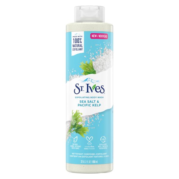 STIVES BODY WASH SEA SALT & PACIFIC KELP 22OZ/650ML