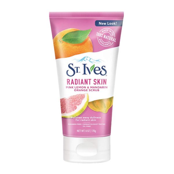 STIVES FACE SCRUB RADIANT SKIN PINK LEMON & MANDARIN ORANGE SCRUB 6OZ/170G