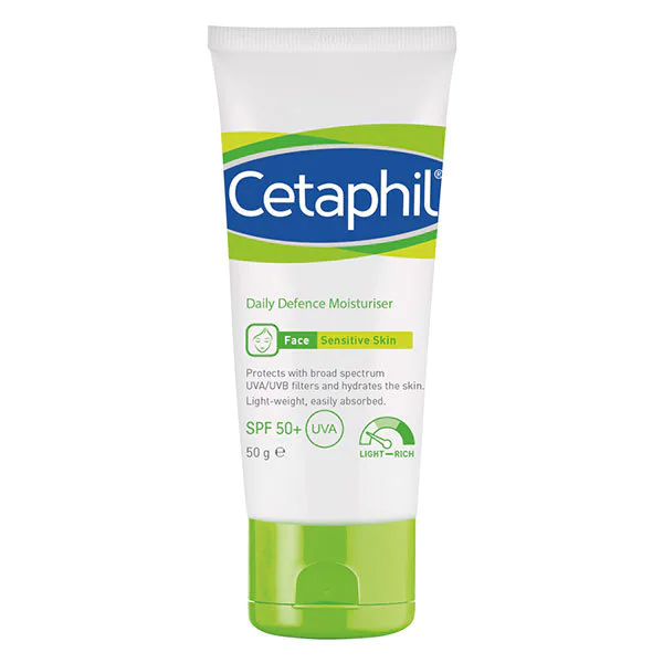 Cetaphil Daily Defence Moisturiser Face SPF50+ 50g