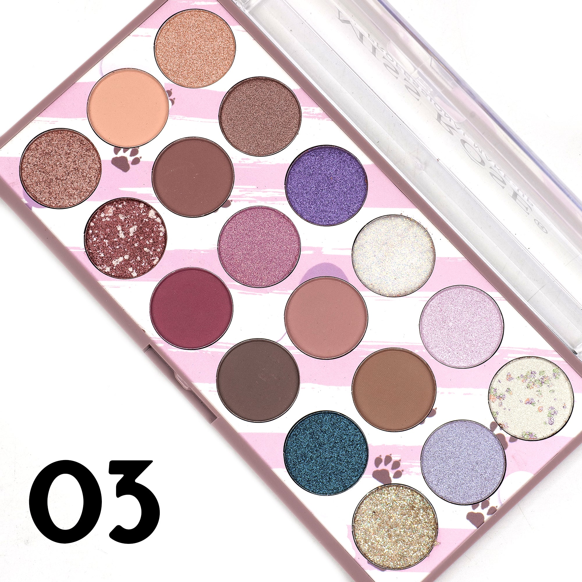 Miss Rose 3 in 1, 18 color Eyeshadow palette 6 Miss Rose 3 in 1, 18 color Eyeshadow palette - Image 4