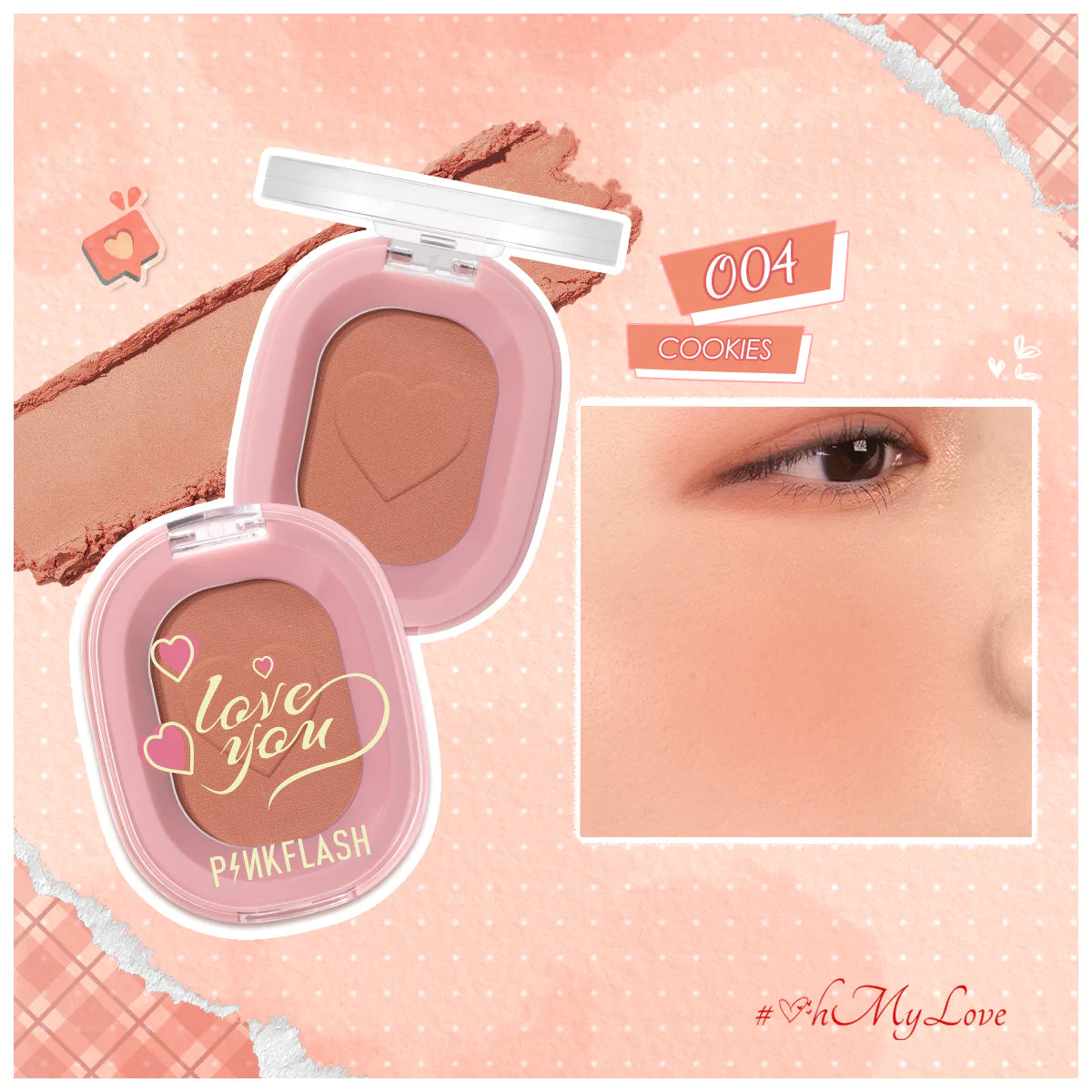 PINKFLASH Chic In Cheek Blush 9 Shades 5 PINKFLASH Chic In Cheek Blush 9 Shades - Image 3