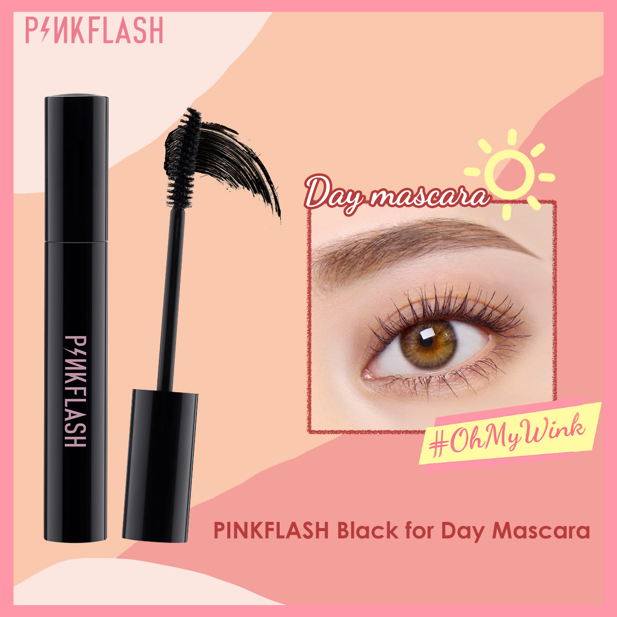 PINKFLASH Waterproof Night & Day Mascara 5 PINKFLASH Waterproof Night & Day Mascara - Image 3