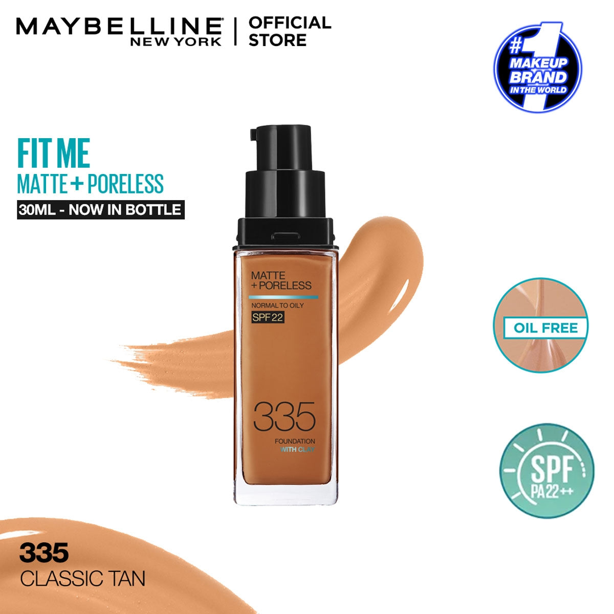 Maybelline Fit Me Matte Foundation (Pump) 30Ml In 9 Shades 11 Maybelline Fit Me Matte Foundation (Pump) 30Ml In 9 Shades - Image 9