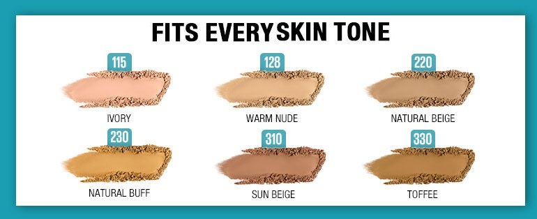 Maybelline New York- Fit Me Compact Powder In 6 Shades 2 maybelline new york fit me compact powder in 6 shades 115 ivory Maybelline New York- Fit Me Compact Powder In 6 Shades