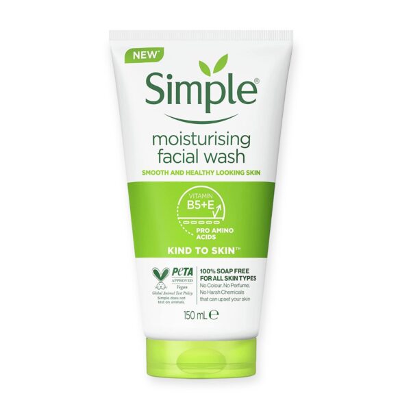 Simple Kind To Skin Moisturizing Facial Wash 150 ml
